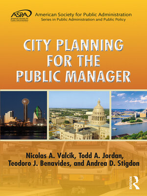 cover image of City Planning for the Public Manager